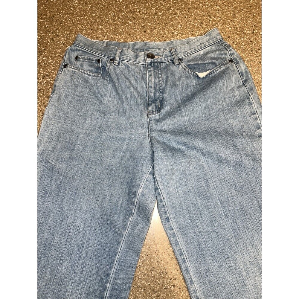 House Of Freedom Jeans Straight Leg Size 8 Light Wash - Picture 2 of 12